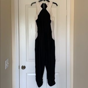Black and white Parker Jumpsuit